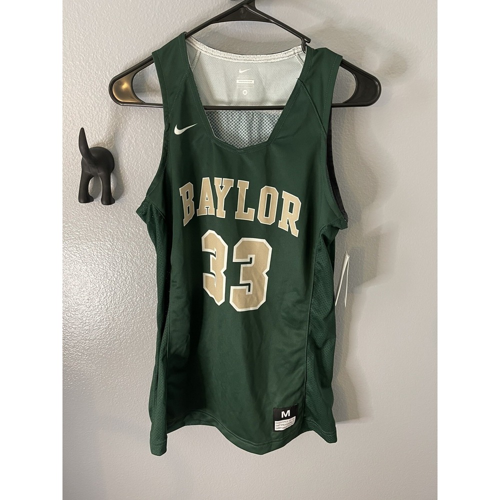 Nike Baylor College Basketball Jersey Women's Size Medium Tank Top Green NWT
